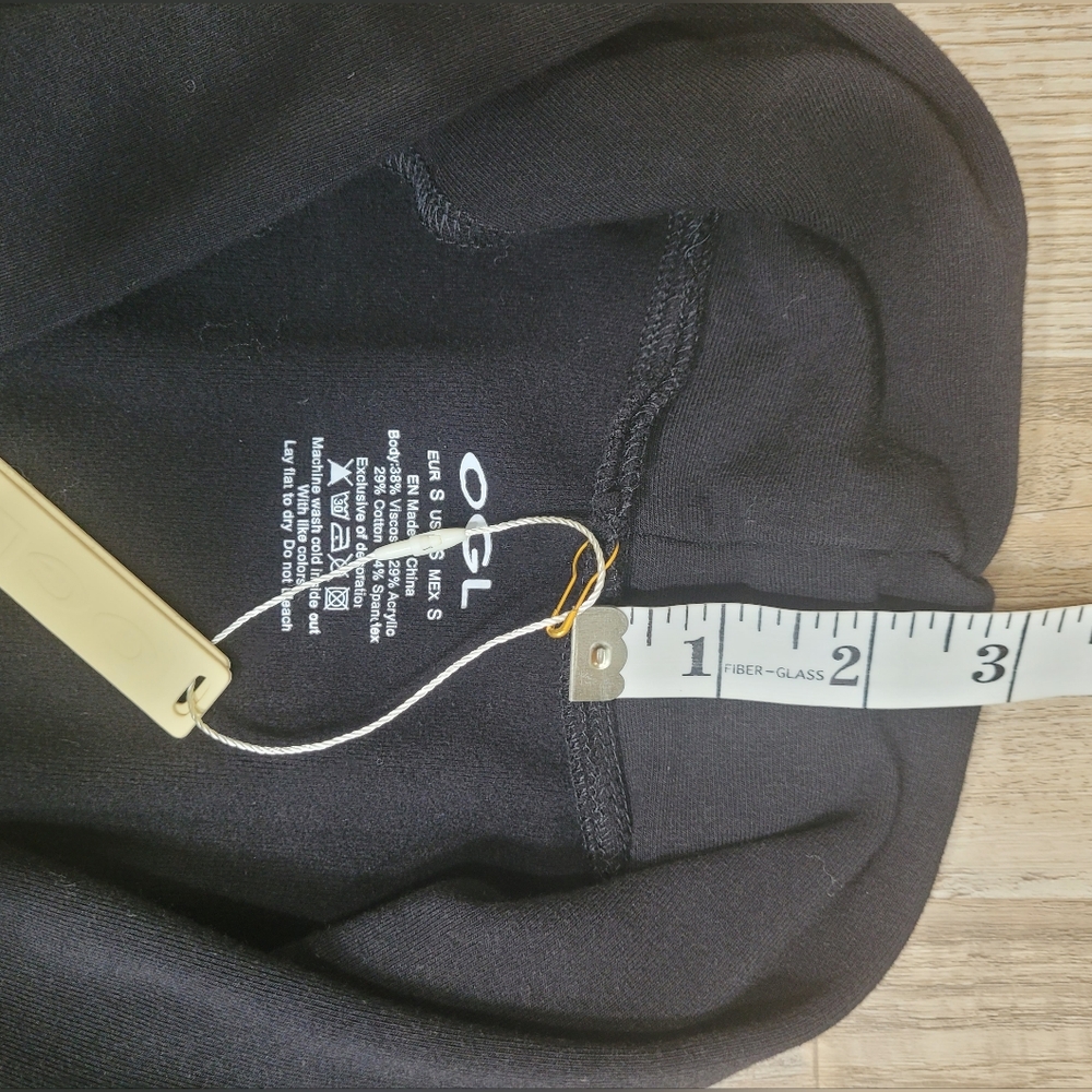 OGL Black Surplice Tuckable Top - Picture 6 of 9